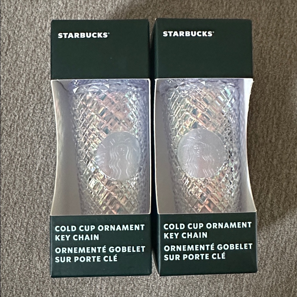 STARBUCKS COLD CUP ORNAMENT KEYCHAIN
